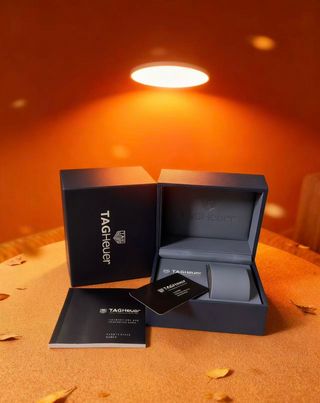 Caja de reloj TAG Heuer negra