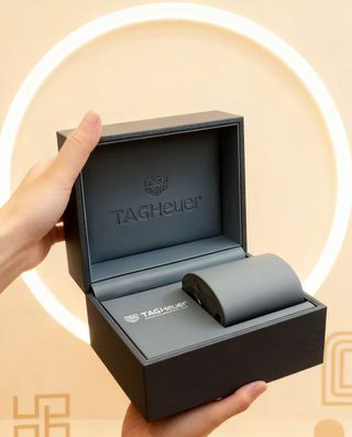 Caja de reloj TAG Heuer negra