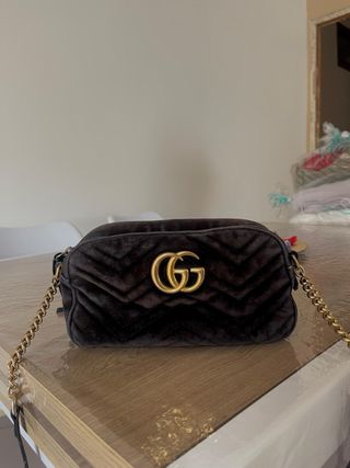Borsa Gucci GG Marmont Mini Velluto Nero