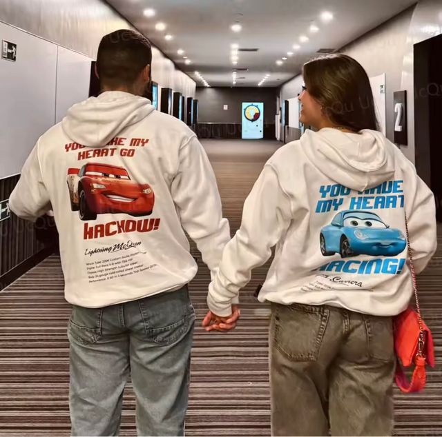 Sudaderas Disney Mcqueen y Sally