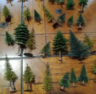 ARBOLES MAQUETAS MODELISMO SCALEXTRIC O TRENES