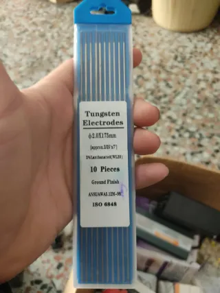 Electrodos de Tungsteno 2.0X175mm (10 uds)
