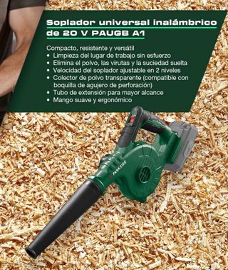 Soplador Parkside 20V