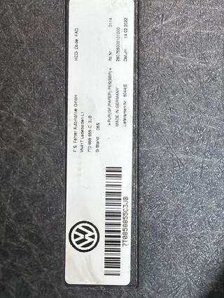 Bandeja maletero VW T7 Multivan