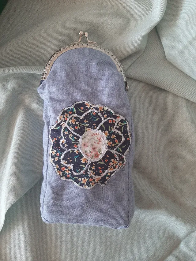 Funda gafas artesanal patchwork