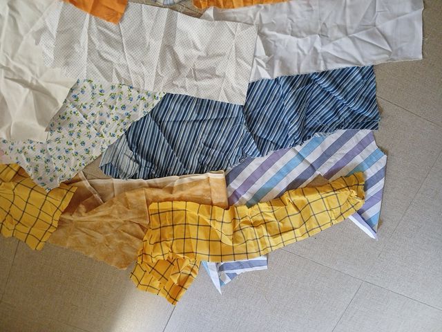 Lote de retales de tela variada 2x1