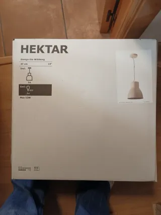 Lámpara de techo beige metalica 47 cm