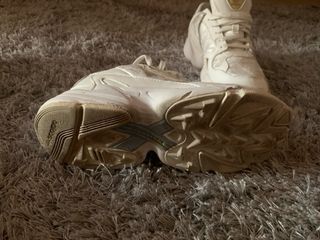 Zapatillas Adidas Talla 38 Doradas y Blancas