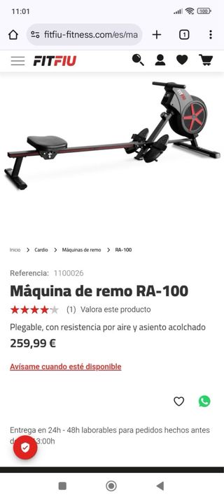 Máquina de Remo FITPRO