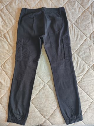 Pantaloni cargo uomo Piero one neri