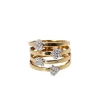 4 Anillos de Tous Oro 18k( 750 ) NUEVO 
