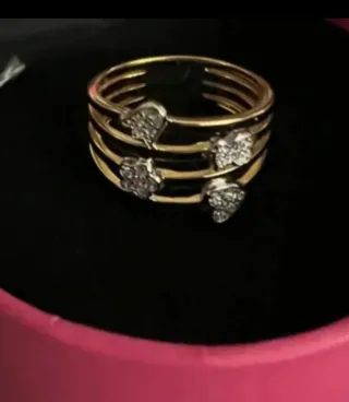 4 Anillos de Tous Oro 18k( 750 ) NUEVO 
