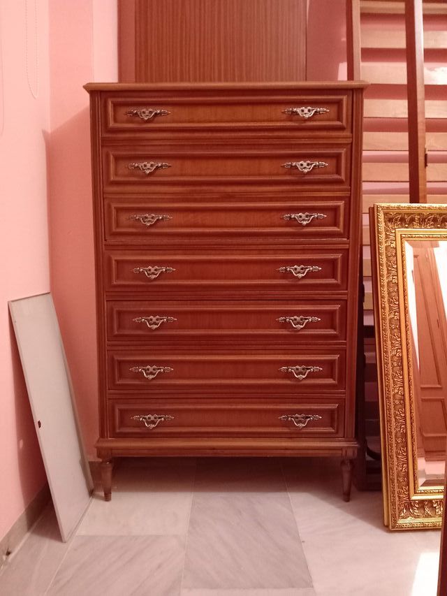 Escritorio Secreter Madera y Metal