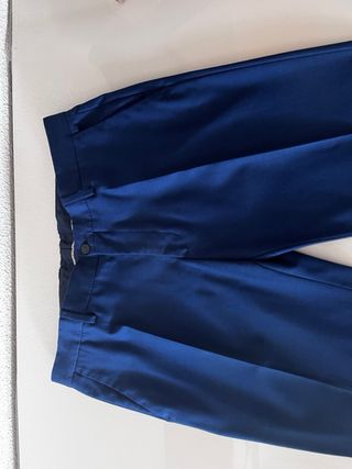 Traje azul marino Zara Talla M