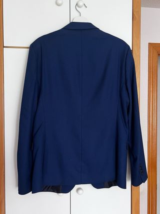 Traje azul marino Zara Talla M