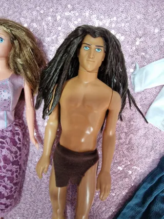 Lotto bambole Tarzan e Jane
