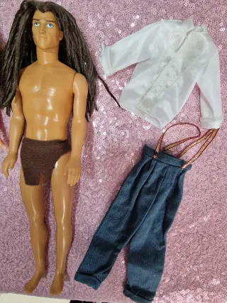 Lotto bambole Tarzan e Jane