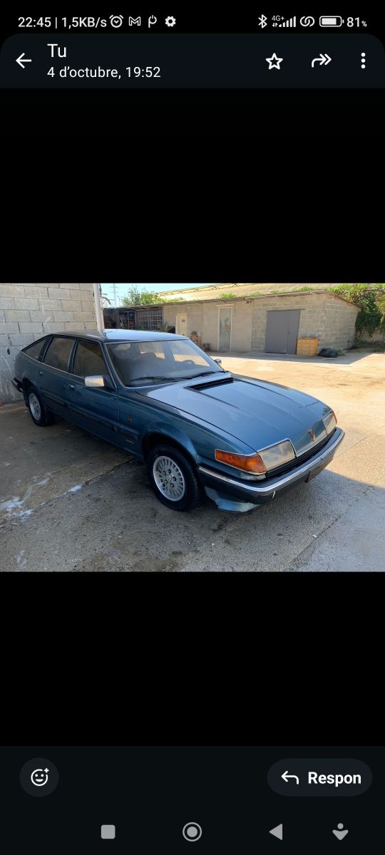Escucho cambios por coche actual. Rover SD1