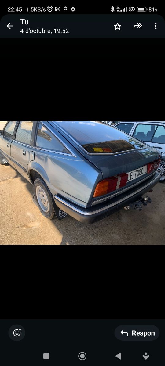 Escucho cambios por coche actual. Rover SD1