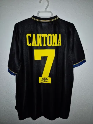 Camiseta Cantona 7 Negra Talla M