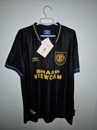Camiseta Cantona 7 Negra Talla M