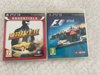 2 Juegos PS3: F1 2012 y Driver San Francisco