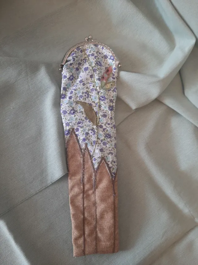 Funda abanico hecha a mano