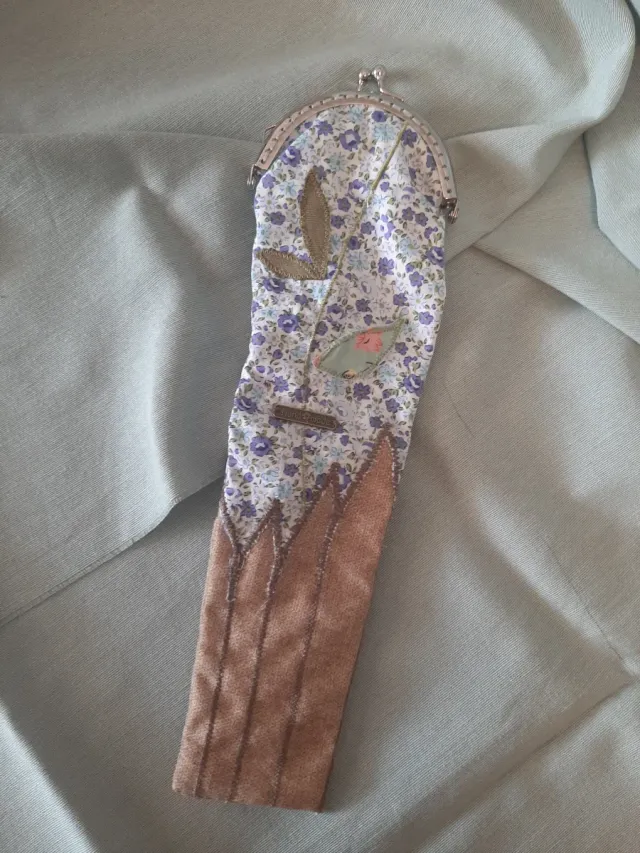 Funda abanico hecha a mano