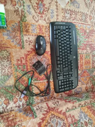Teclado y Ratón Inalámbrico Logitech Negro