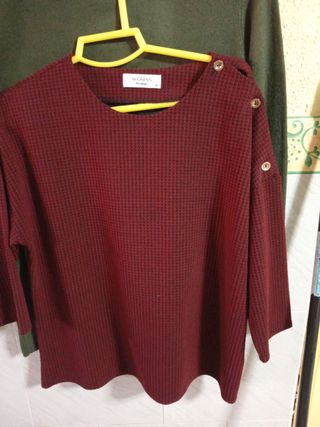 Lote 3 jerseys punto mujer y una chaqueta talla S_