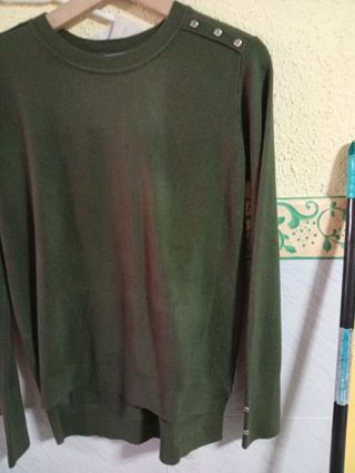 Lote 3 jerseys punto mujer y una chaqueta talla S_