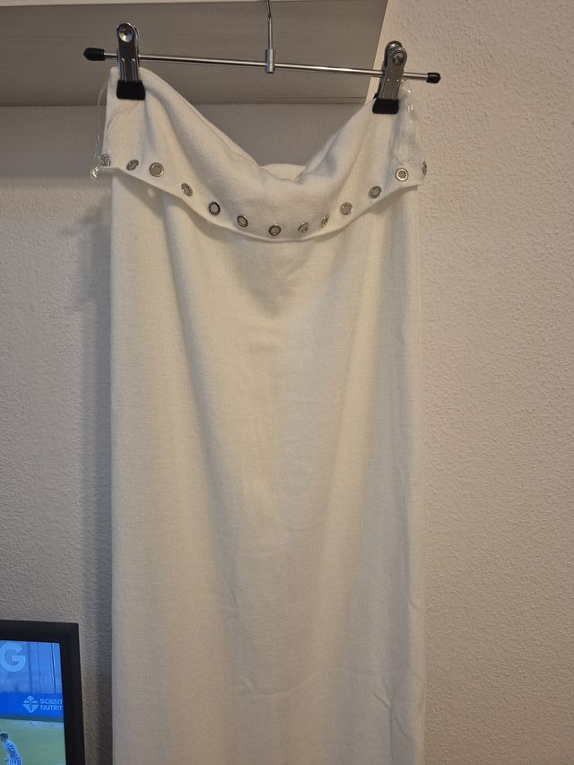 Falda Zara Punto Recta Talla Única