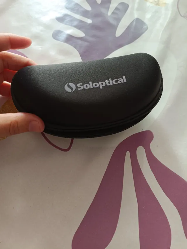 Funda para gafas Soloptical negra