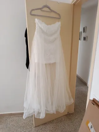 Vestido de Novia Blanco, corto, nuevo sin estrenar