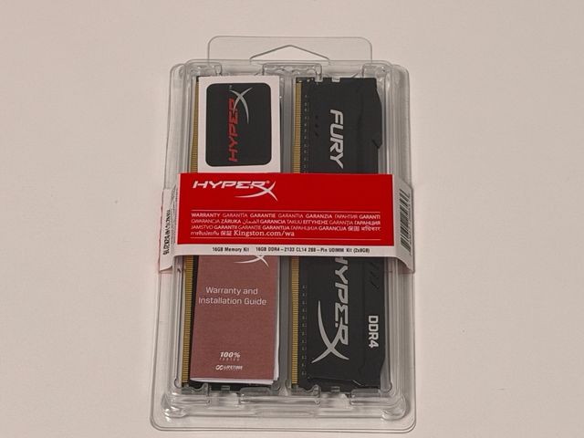 Kit de memoria RAM Kingston HyperX Fury DDR4 2133,