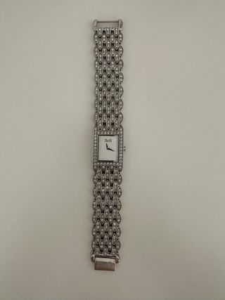 Reloj D&G Mujer Plata y Blanco