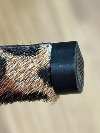 Zapatos tacón animal print cuero y pelo