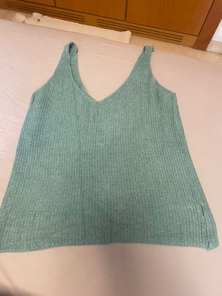 Camiseta tirantes verde turquesa