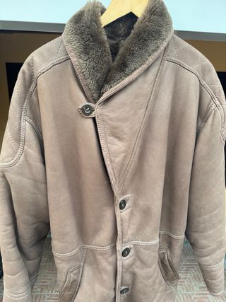 Giaccone Shearling Uomo Marrone