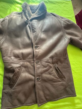 Giaccone Shearling Uomo Marrone