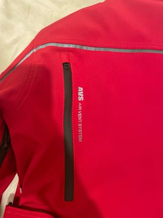 Chaqueta Moto Mujer Roja