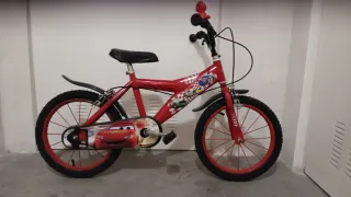 Bicicleta Infantil 16 Roja Cars