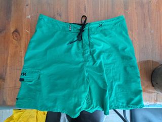 Bañador Hurley Verde y Negro