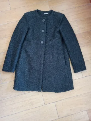 Cappotto donna Alesia bouclè grigio tg M