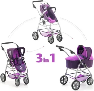 Carrito Muñecas Bayer Chic 2000 Emotion 3en1