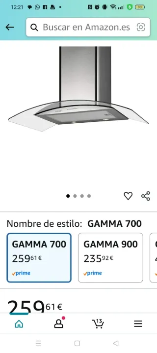 Campana Extractora Cata Decorativa Nueva a estrena