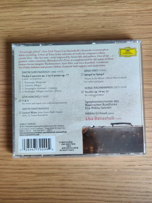 CD Lisa Batiashvili - Echoes Of Time