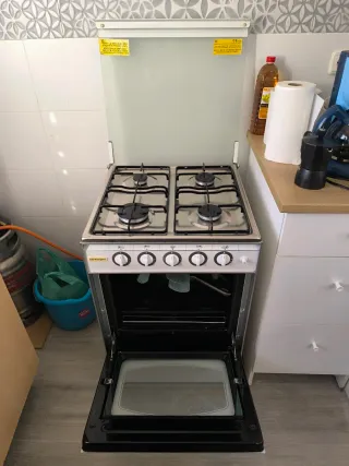 Hornilla de gas con horno