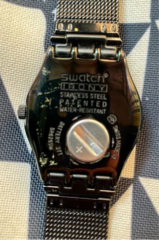 Reloj Swatch Irony Acero Inoxidable Negro Mujer