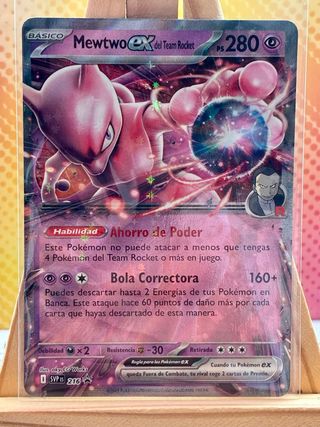Mewtwo EX del Team Rocket SVP 216 ESP PROMO